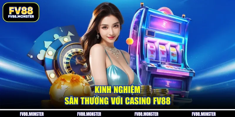 Kinh nghiệm săn thưởng với casino FV88